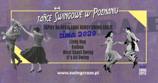 Zapisy na regularne kursy SWING CRAZE, zima 2020